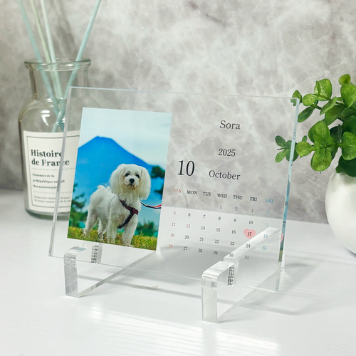 アクリルパネル カレンダーデザイン