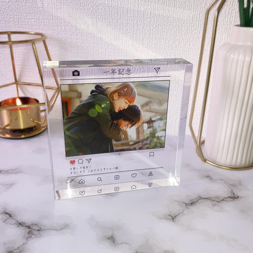 アクリルブロック インスタグラムデザイン